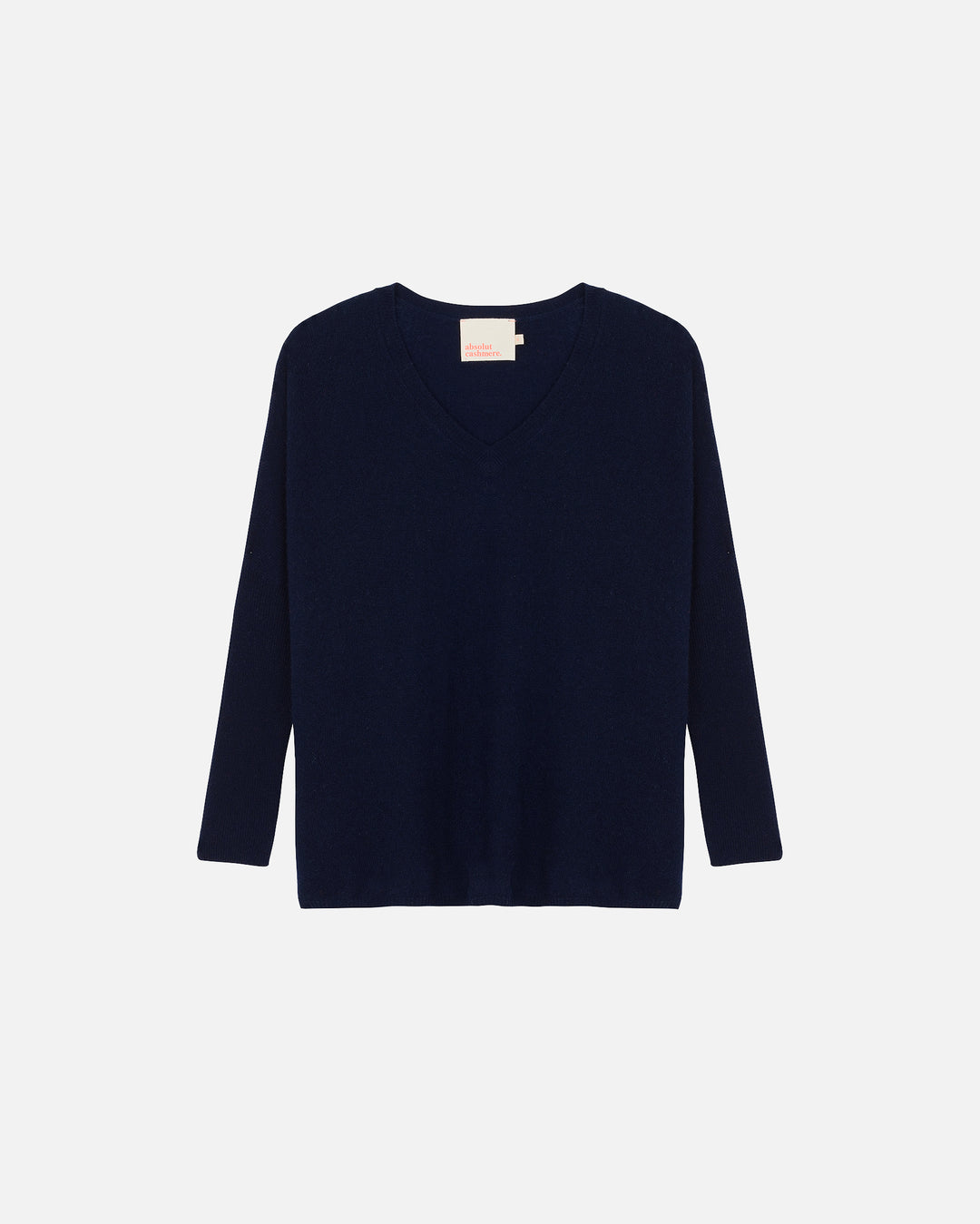 Absolut Cashmere Camille V Neck Jumper in Nuit