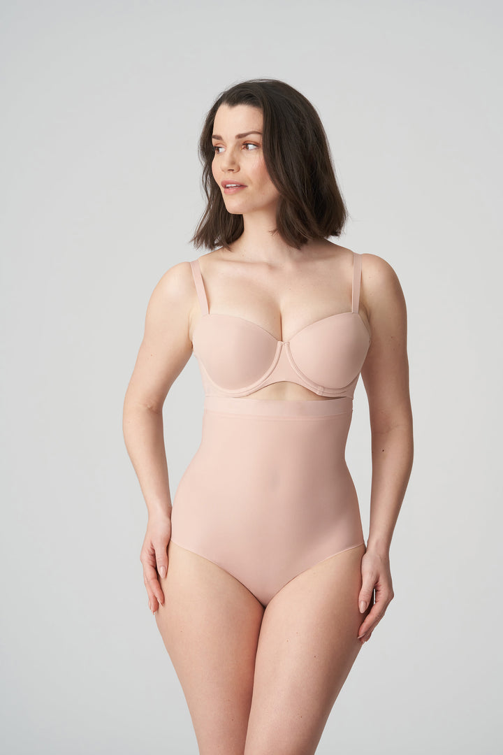 Prima Donna Figuras Shapewear High Waist Brief in Powder Rose