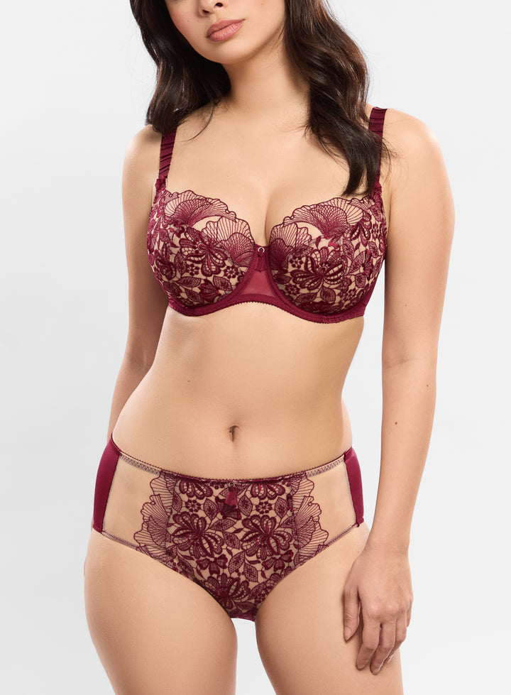 Empriente Agathe Full Brief in Amarante