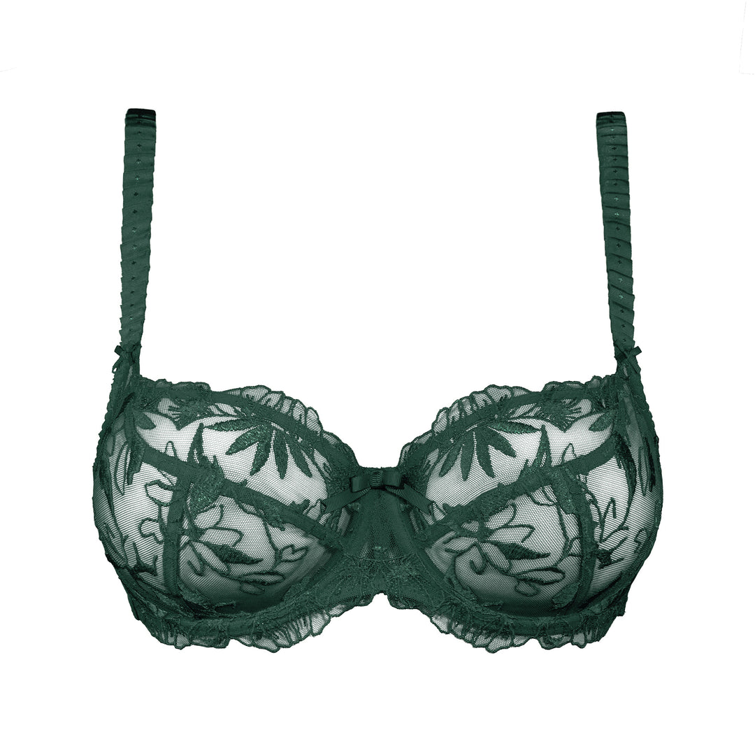 Empreinte Anouk Low Neck Bra in Emerald
