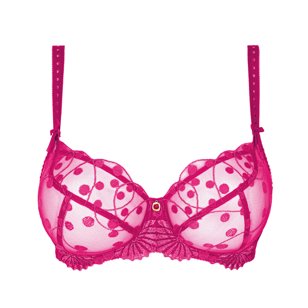 Empreinte Tess Low Neck Bra in Rose Samba