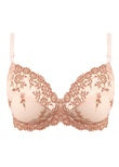 Wacoal Embrace Lace Underwire Bra in Angel Wing and Rose Dust