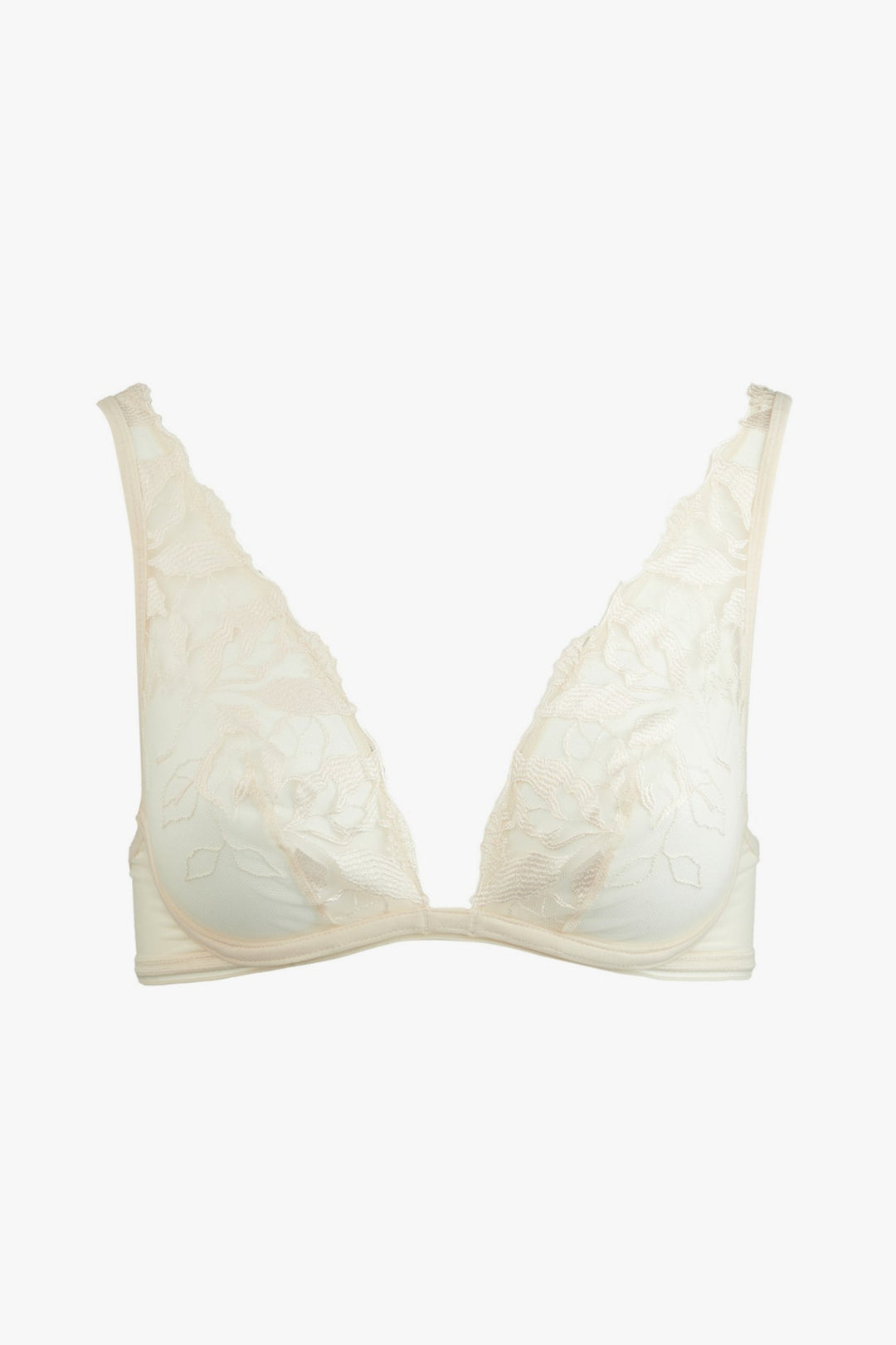 Maison Lejaby Sin Plunge Bra in Milk