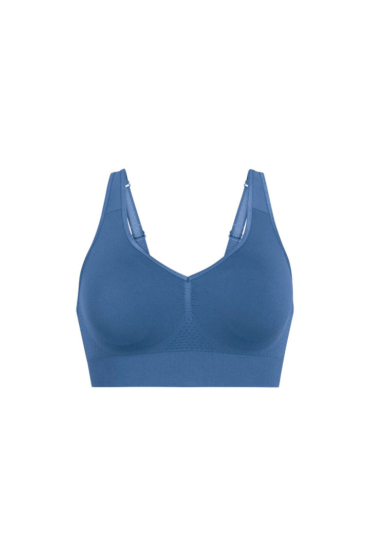Anita Lotta Soft Cup Wireless Mastectomy Bra in Blue Heaven