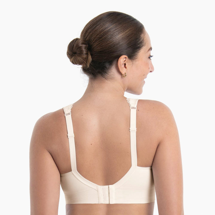 Anita Lotta Lace Soft Cup Wireless Mastectomy Bra in Crystal