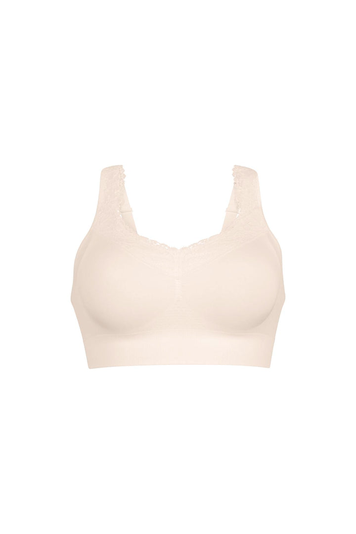 Anita Lotta Lace Soft Cup Wireless Mastectomy Bra in Crystal