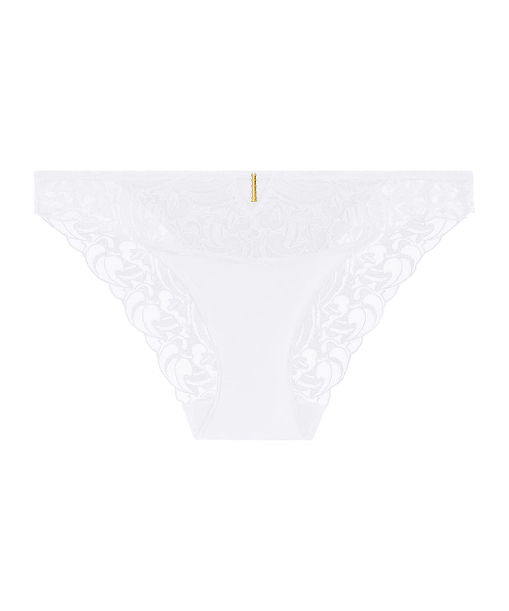 Aubade Satin Memories Italian Brief in Arctic Blue