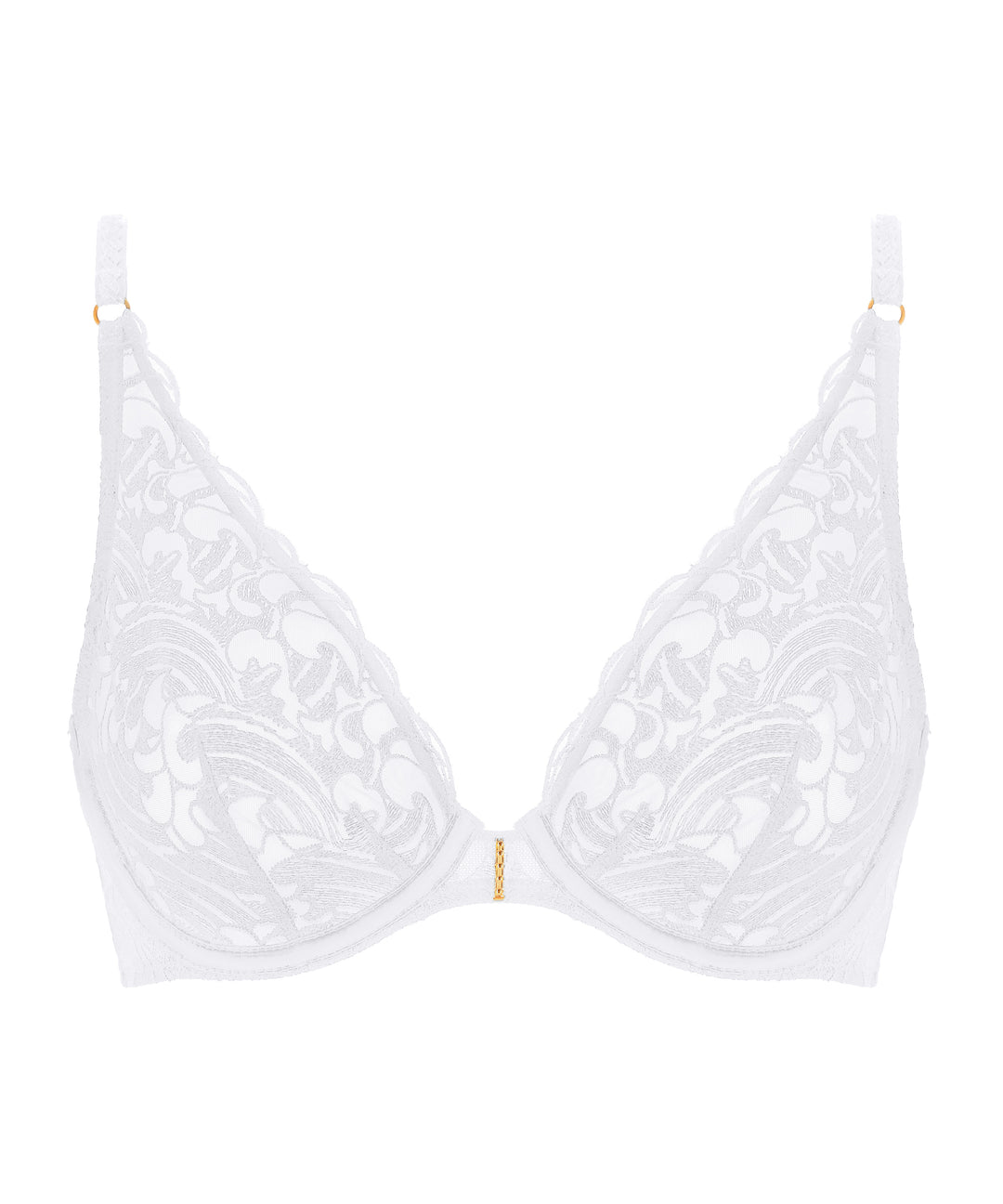 Aubade Satin Memories Triangle Bra in Arctic Blue
