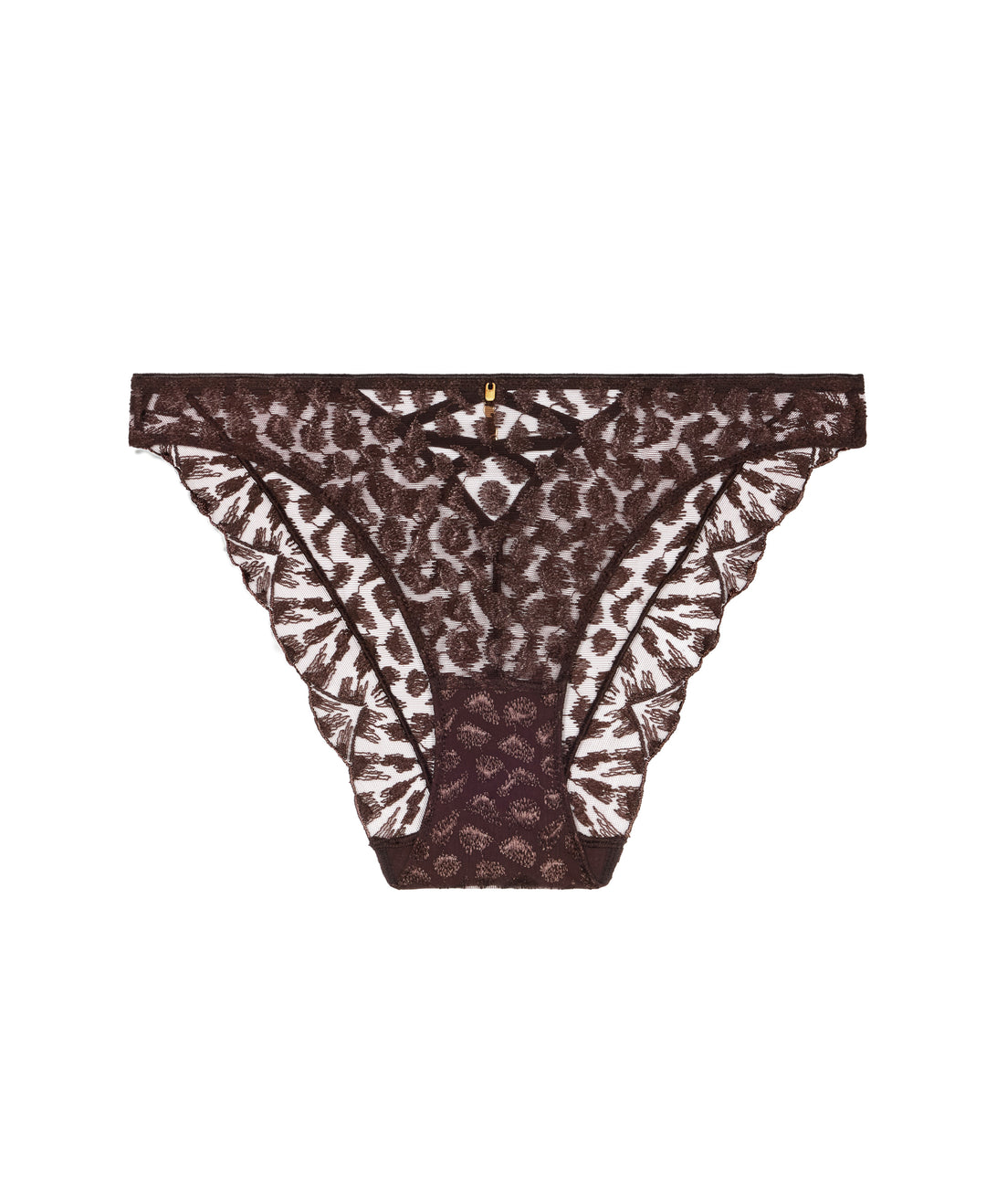 Aubade Crazy in Love Italian Brief in Satin Brown