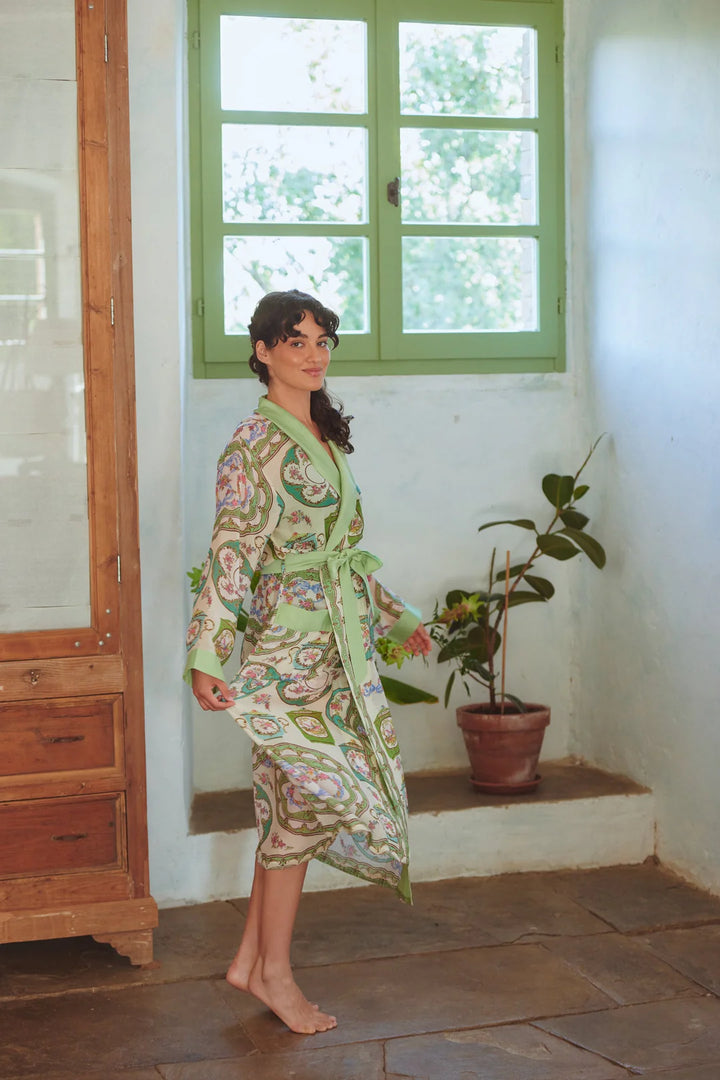 One Hundred Stars Gown in Afternoon Tea Green
