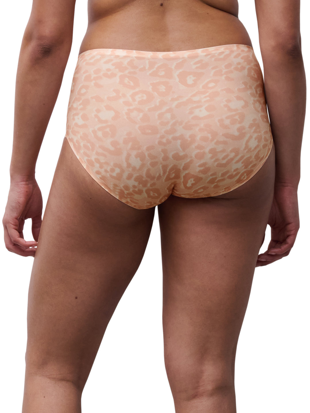 Chantelle Soft Stretch High Leg Brief in Leo Blush