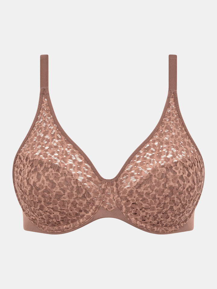 Chantelle Norah Moulded Bra (DD) in Wild Brown