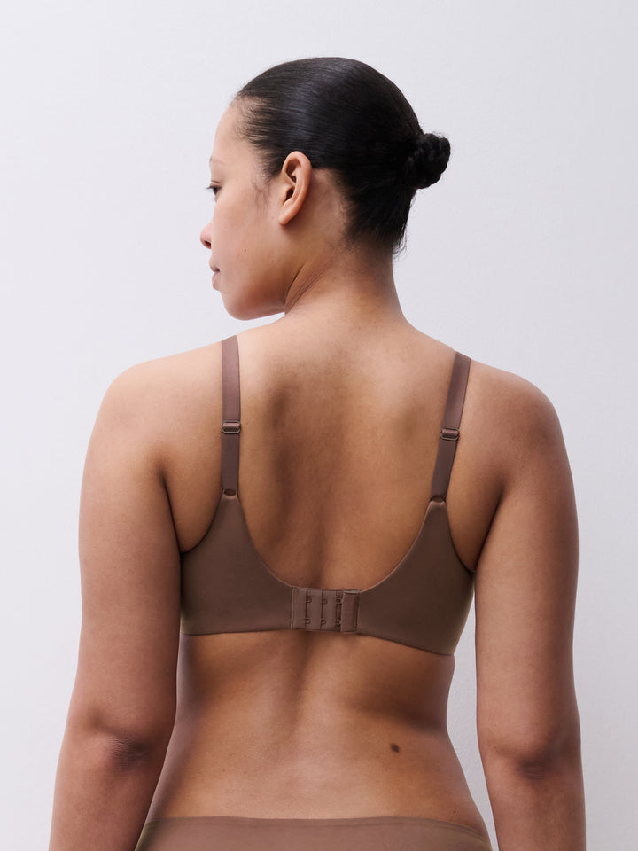Chantelle Norah Moulded Bra (DD) in Wild Brown
