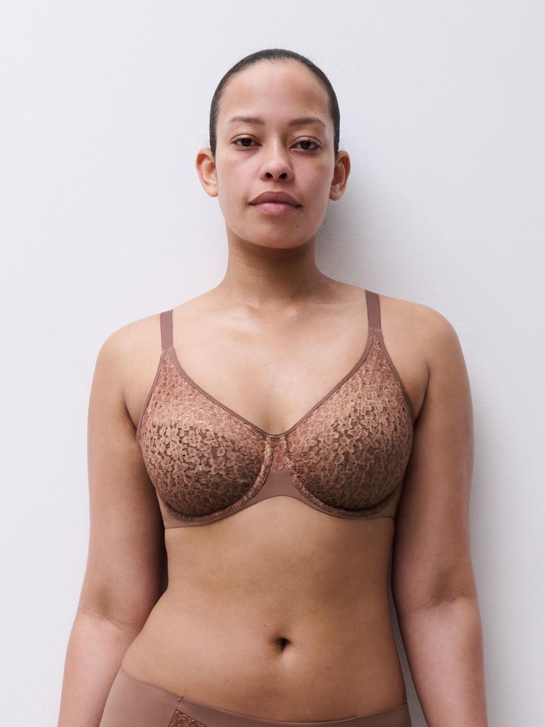Chantelle Norah Moulded Bra (DD) in Wild Brown