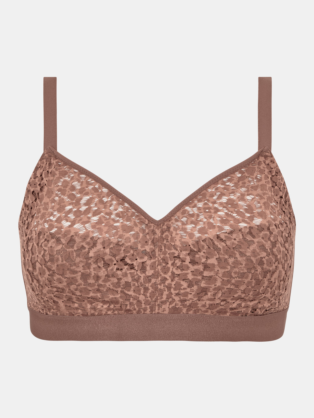 Chantelle Norah Wireless Support Bra in Wild Brown
