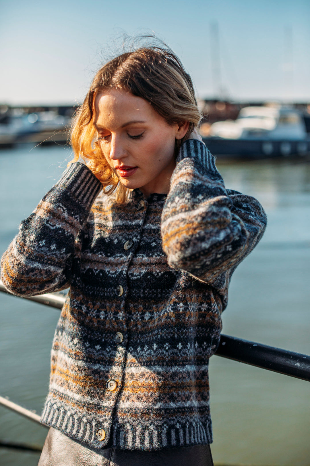 Eribe Westray Cardigan in Caithness