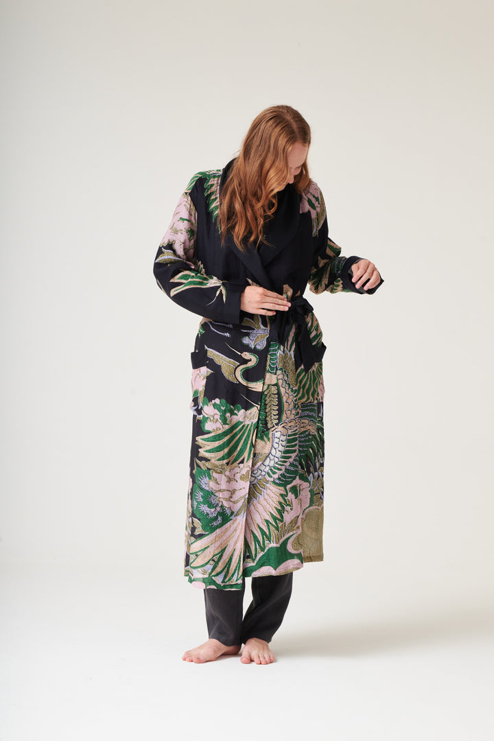One Hundred Stars Gown in Crane Emerald