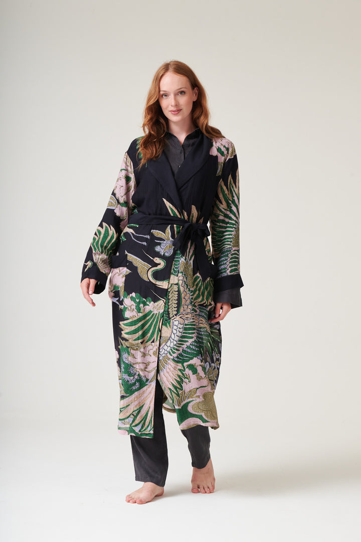 One Hundred Stars Gown in Crane Emerald