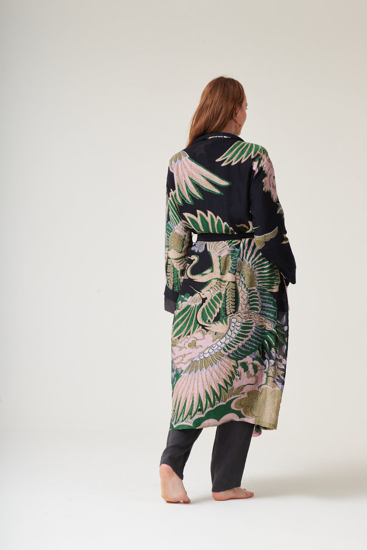 One Hundred Stars Gown in Crane Emerald