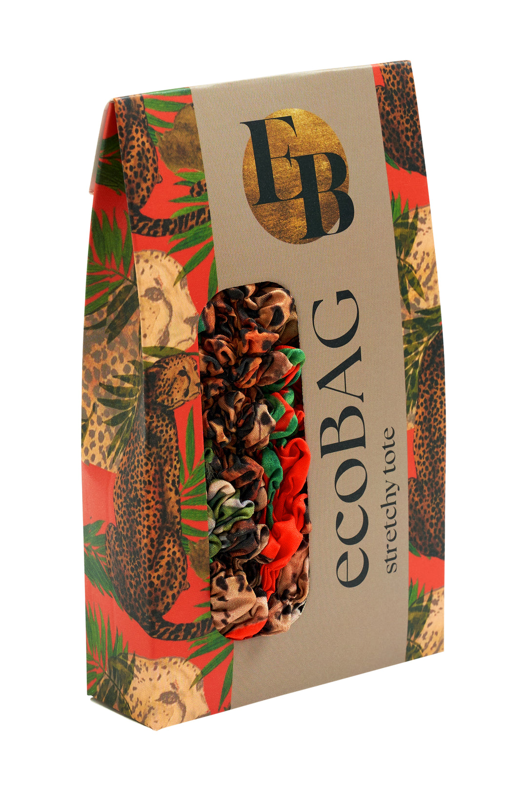 Be Bougie Eco Bag in Leopard and Palm