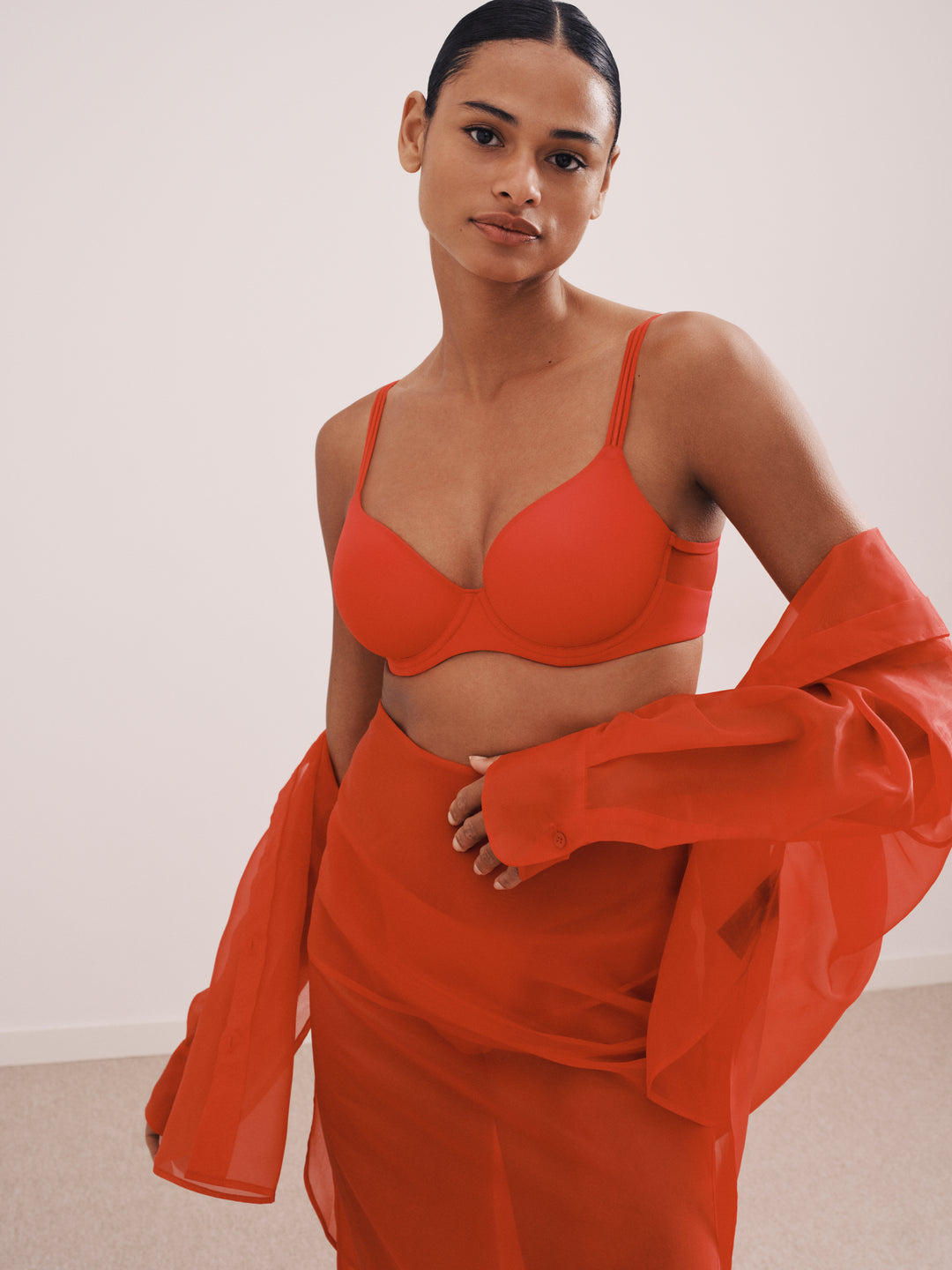 Marie Jo Louie Spacer Full Cup Bra in True Red