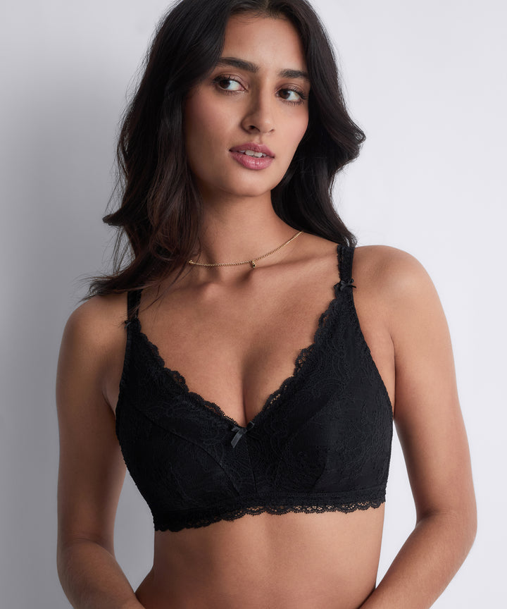 Aubade Dance of the Senses Post-Op Triangle Bra in Black