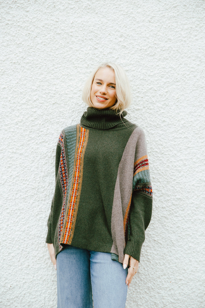 Eribe Montrose Cowl Sweater in Bracken
