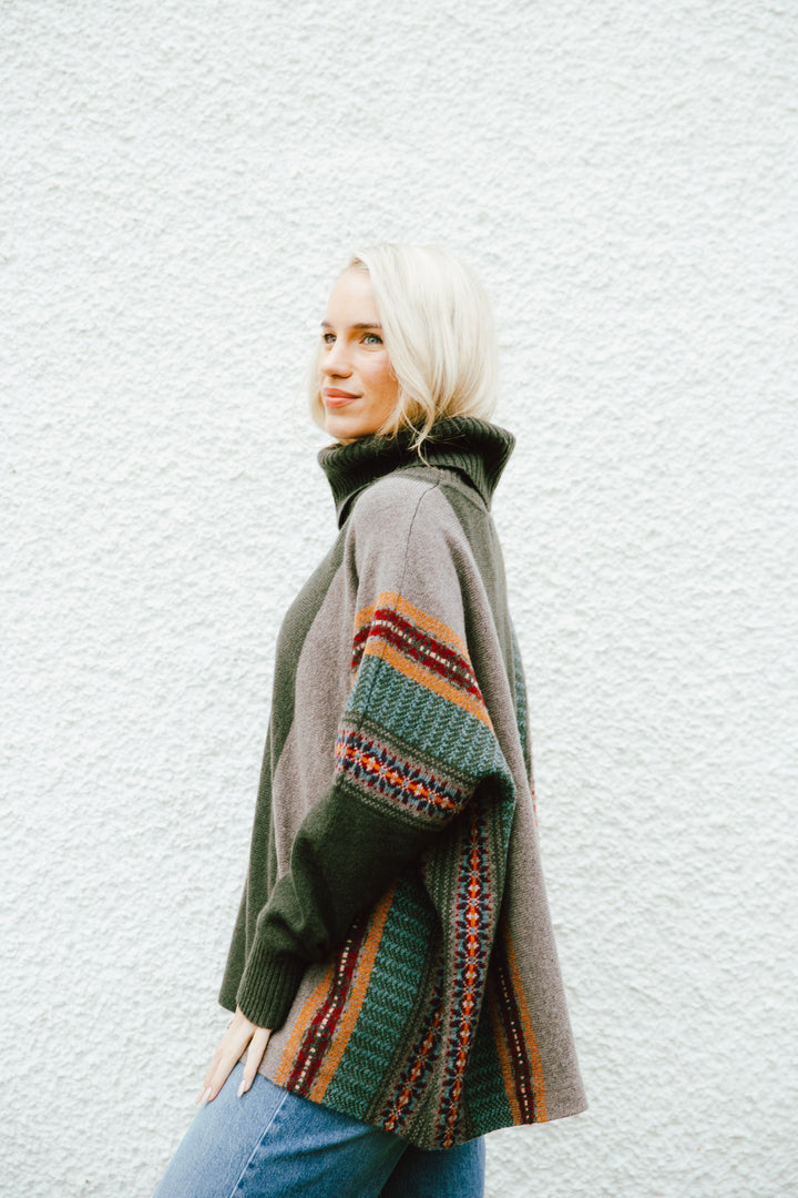 Eribe Montrose Cowl Sweater in Bracken