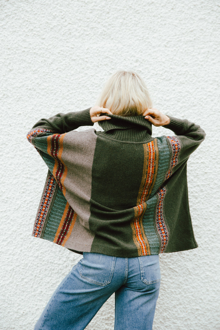 Eribe Montrose Cowl Sweater in Bracken
