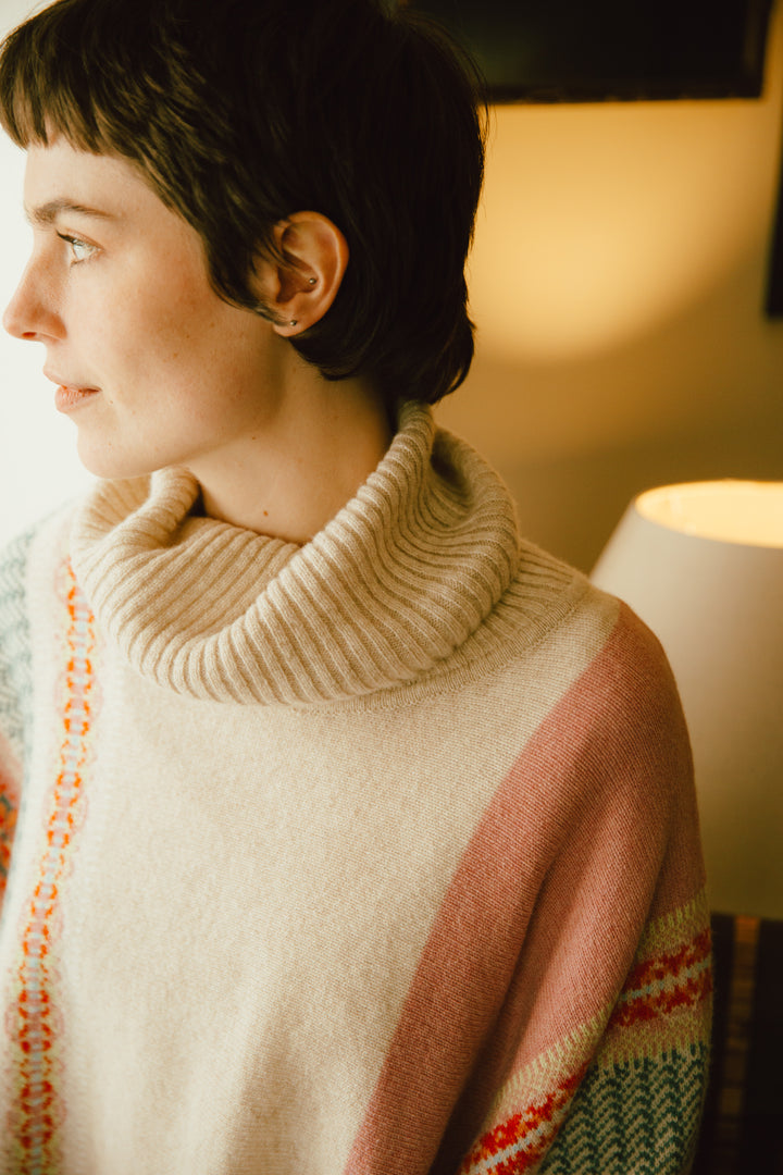 Eribe Montrose Cowl Sweater in Honey
