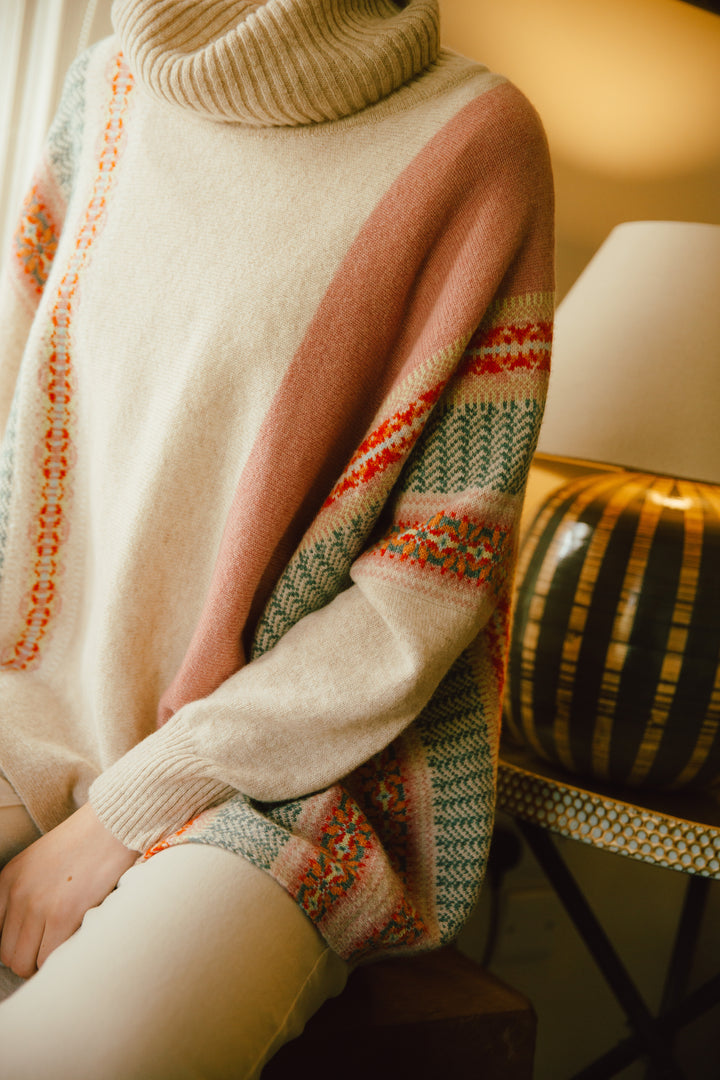 Eribe Montrose Cowl Sweater in Honey