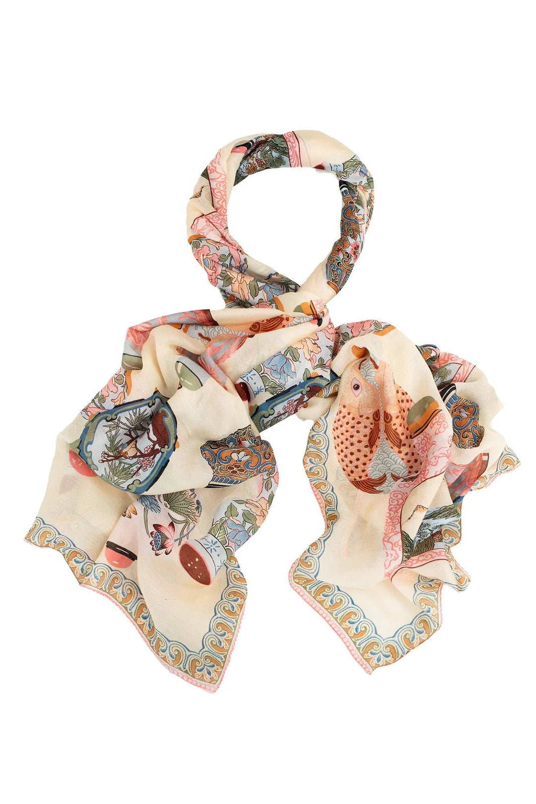 One Hundred Stars Scarf in Perfume Bottles Blush