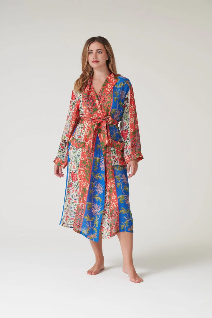 One Hundred Stars Gown in Ribbons Cobalt