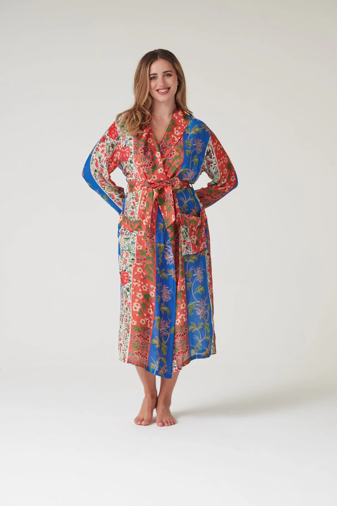 One Hundred Stars Gown in Ribbons Cobalt