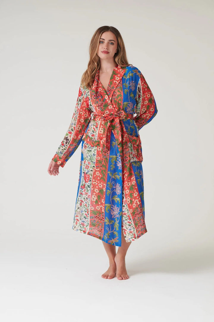One Hundred Stars Gown in Ribbons Cobalt