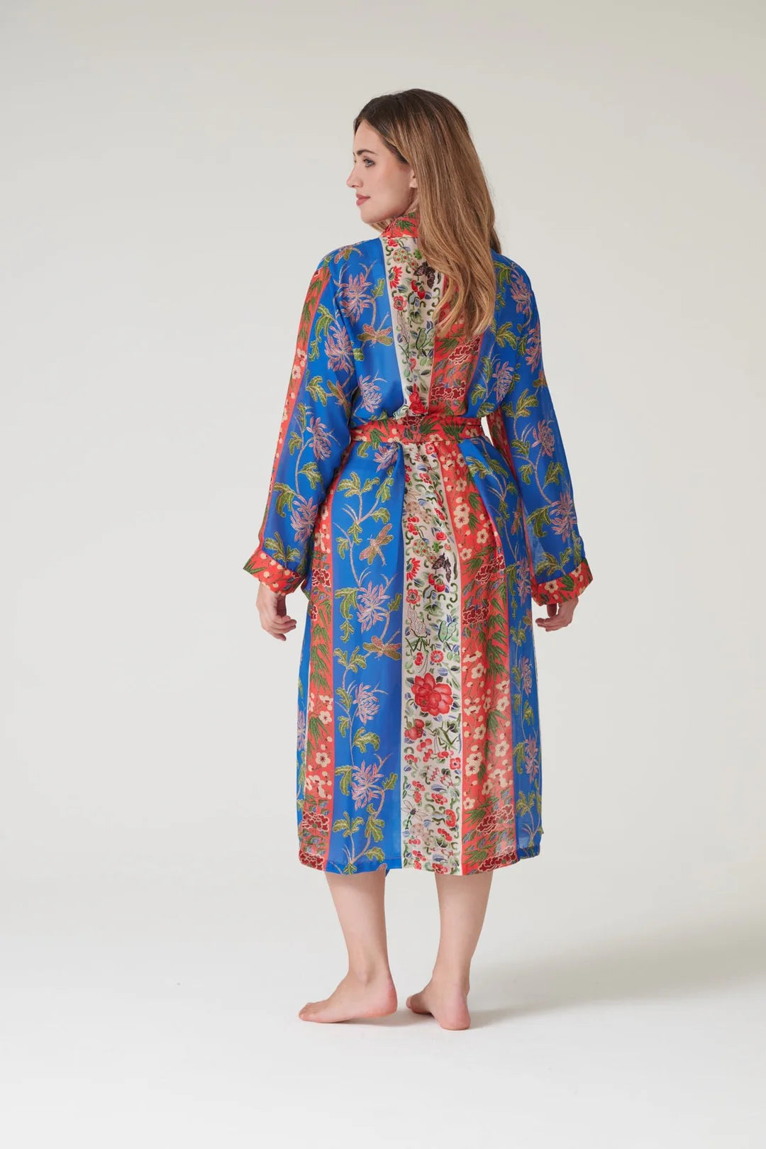 One Hundred Stars Gown in Ribbons Cobalt