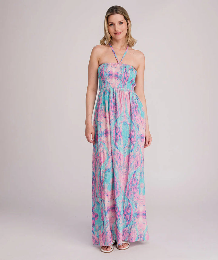 Pia Rossini Seville Maxi Dress in Blue