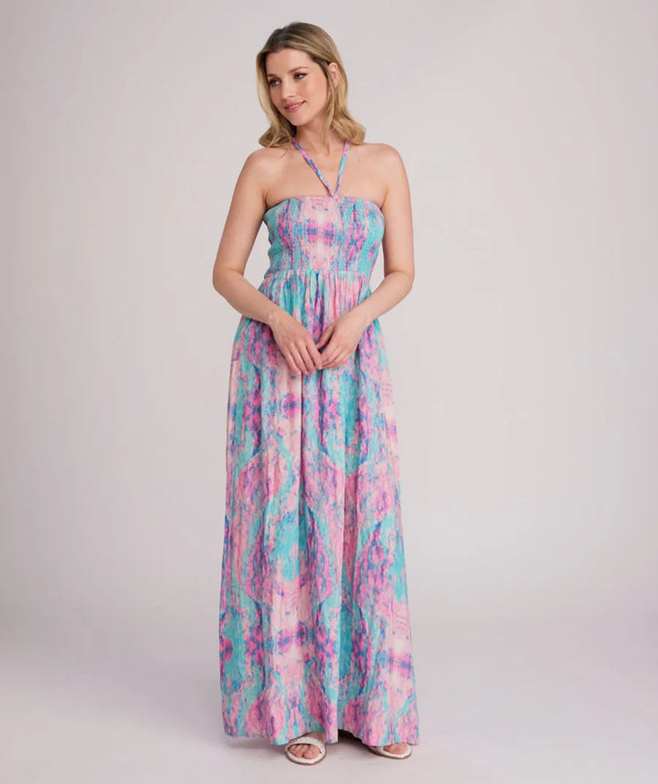 Pia Rossini Seville Maxi Dress in Blue