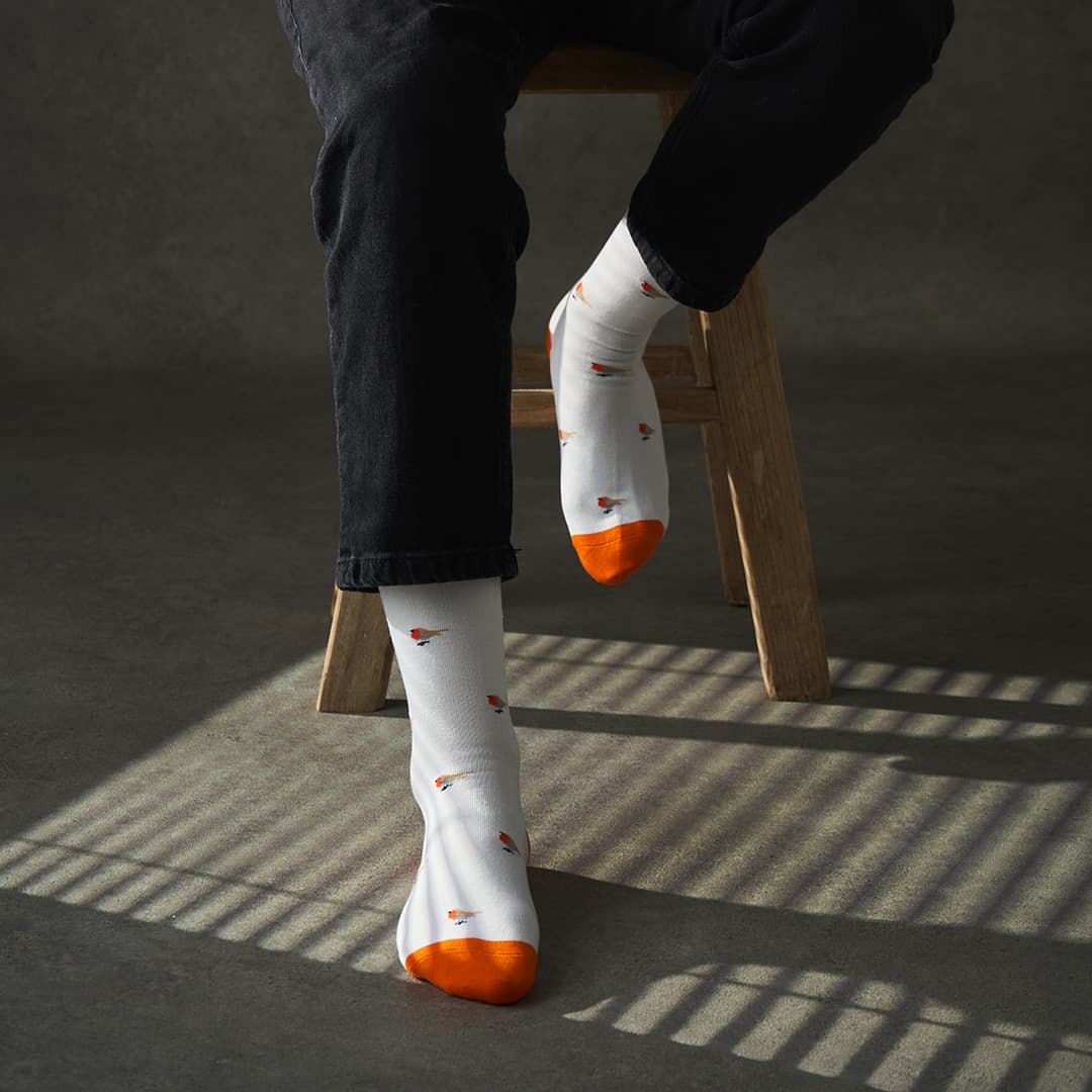 Kosi LONDON The Red Robin Socks