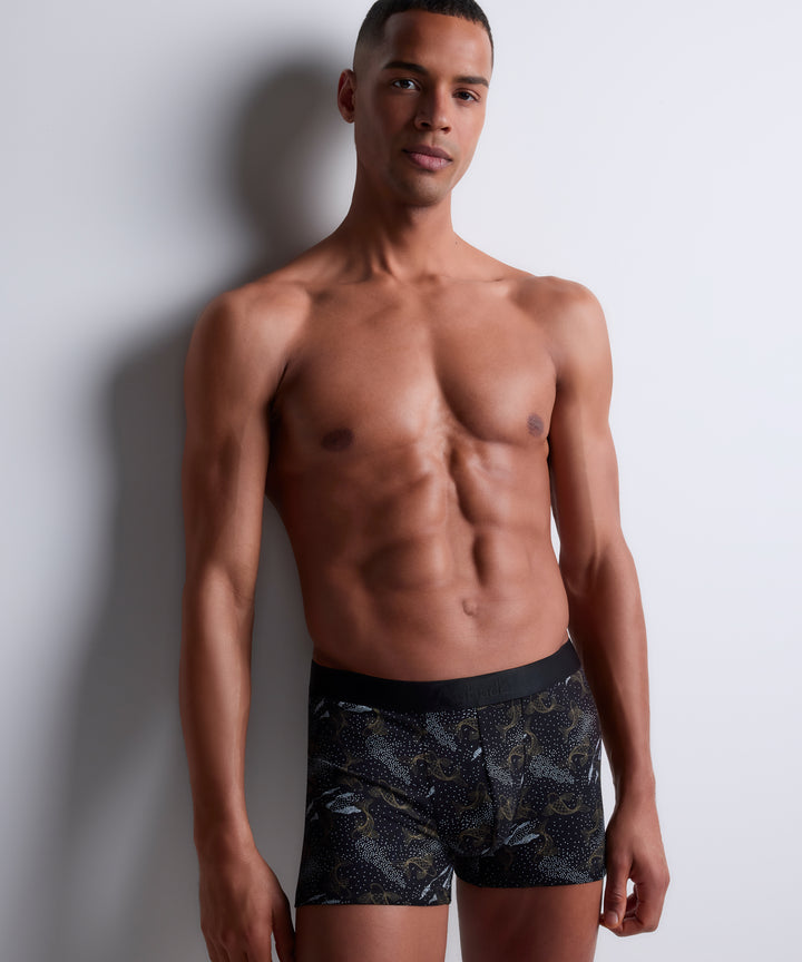 Aubade Mens Boxers in Gold Koi