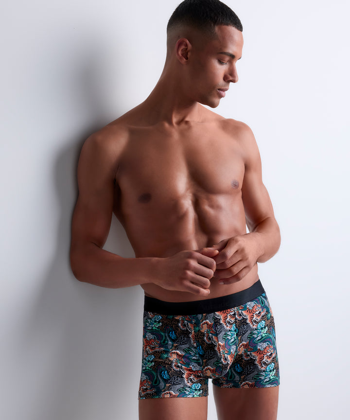 Aubade Mens Boxers in Tiger and Dragon