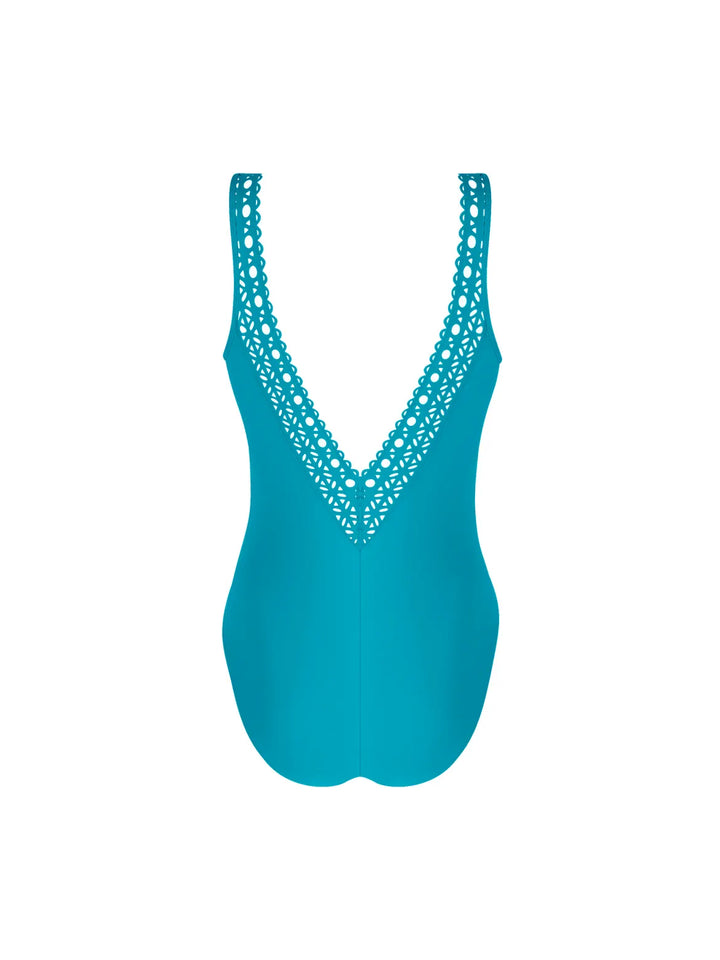 Lise Charmel Swim Ajourage Couture Swimsuit in Ajourage Lagon