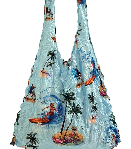 Be Bougie Eco Bag in Sun Sea and Surf