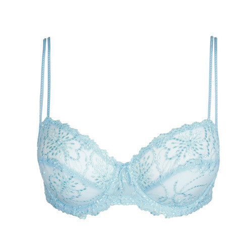 Marie Jo Jane Soft Cup Balcony Bra in Milky Blue