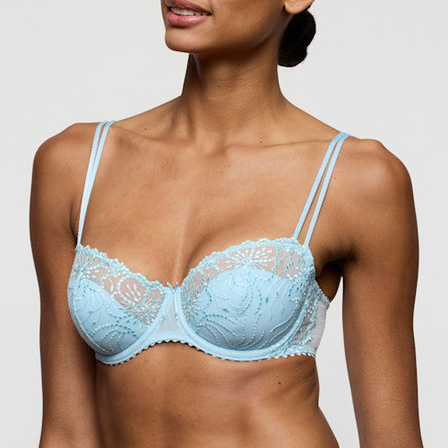 Marie Jo Jane Half Padded Balcony Bra in Milky Blue