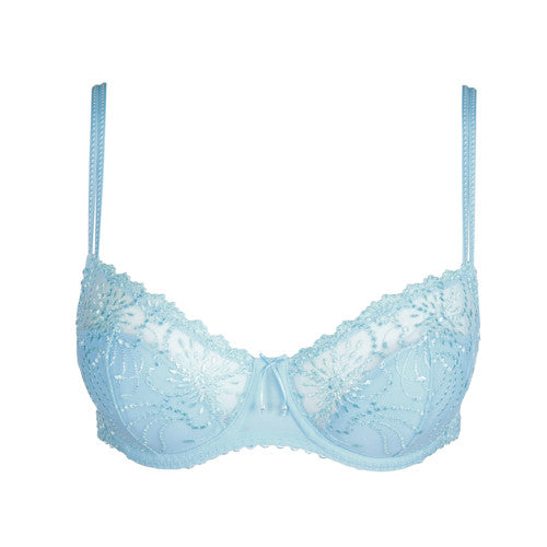 Marie Jo Jane Half Padded Balcony Bra in Milky Blue
