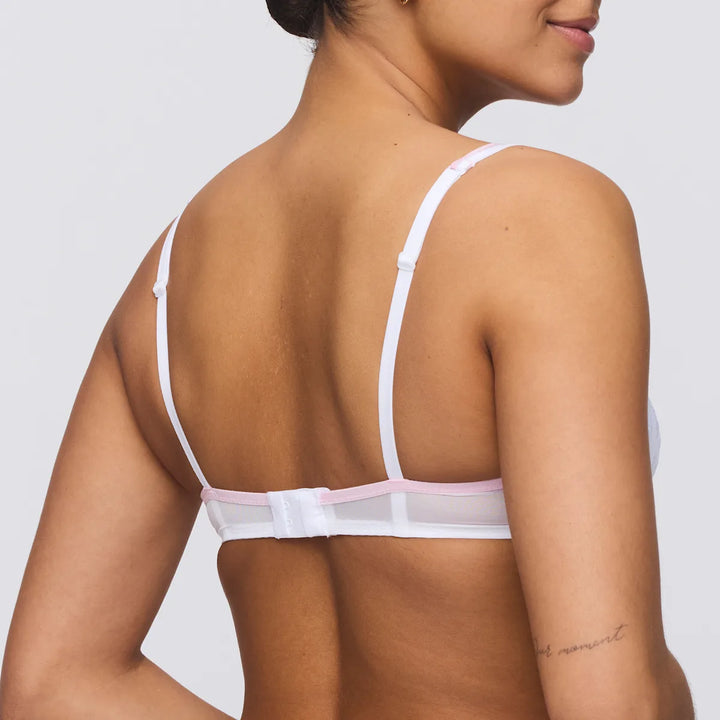 Marie Jo Lizelot Half Padded Balcony Bra in White