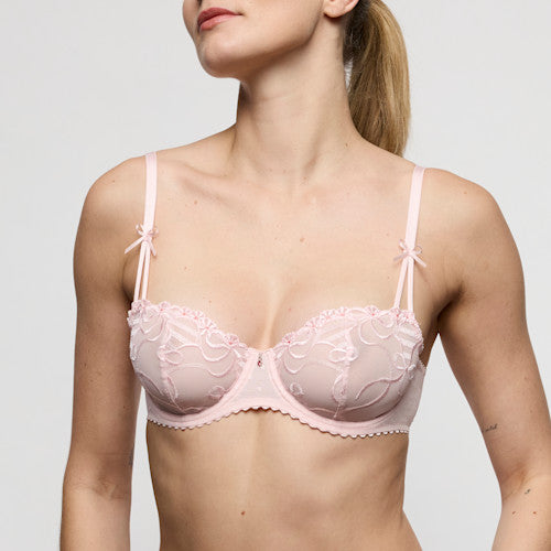Marie Jo Noova Soft Cup Balcony Bra in Gardenia Rose
