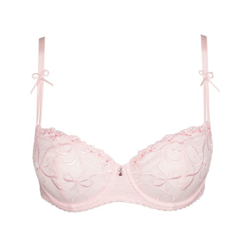 Marie Jo Noova Soft Cup Balcony Bra in Gardenia Rose