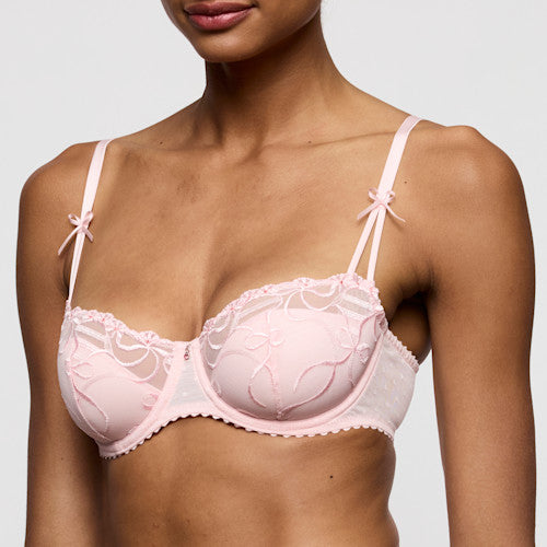 Marie Jo Noova Half Padded Balcony Bra in Gardenia Rose